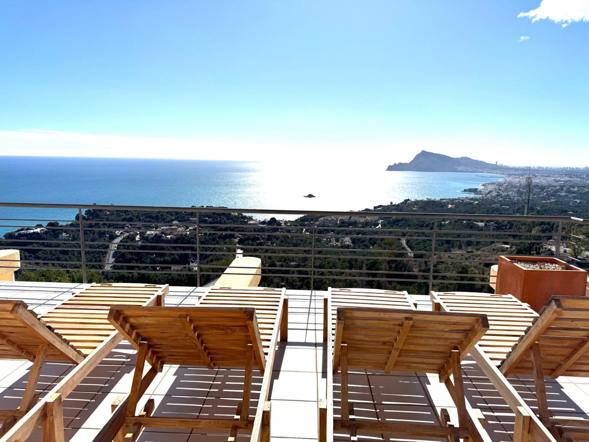 Seaview 6Br Villa With Private Pool Altea Buitenkant foto
